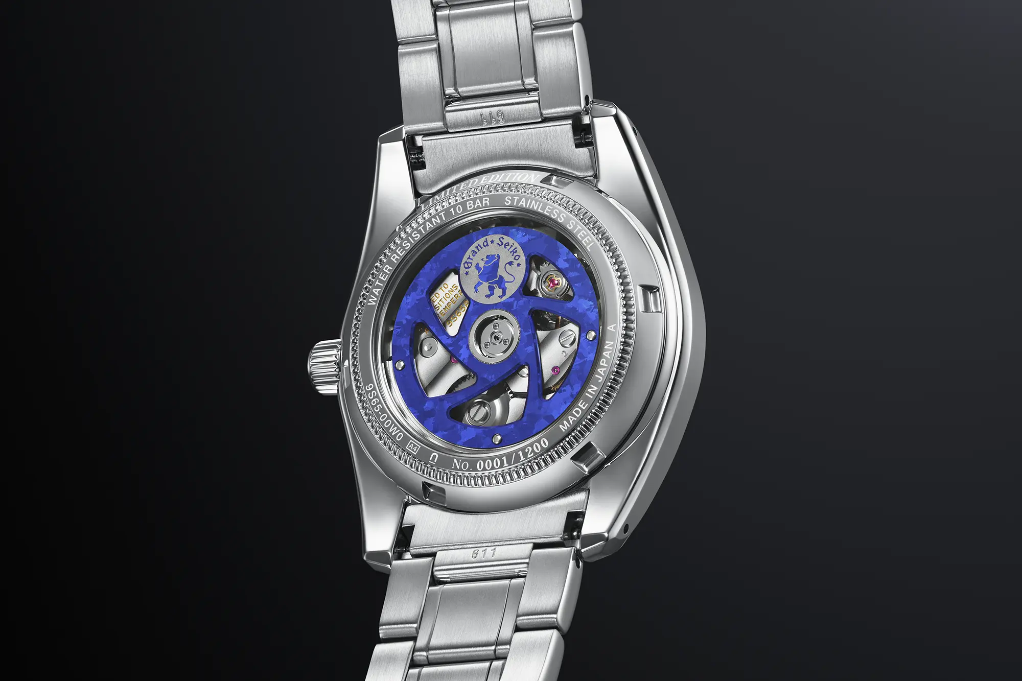 25th anniversary SBGR325 back of watch