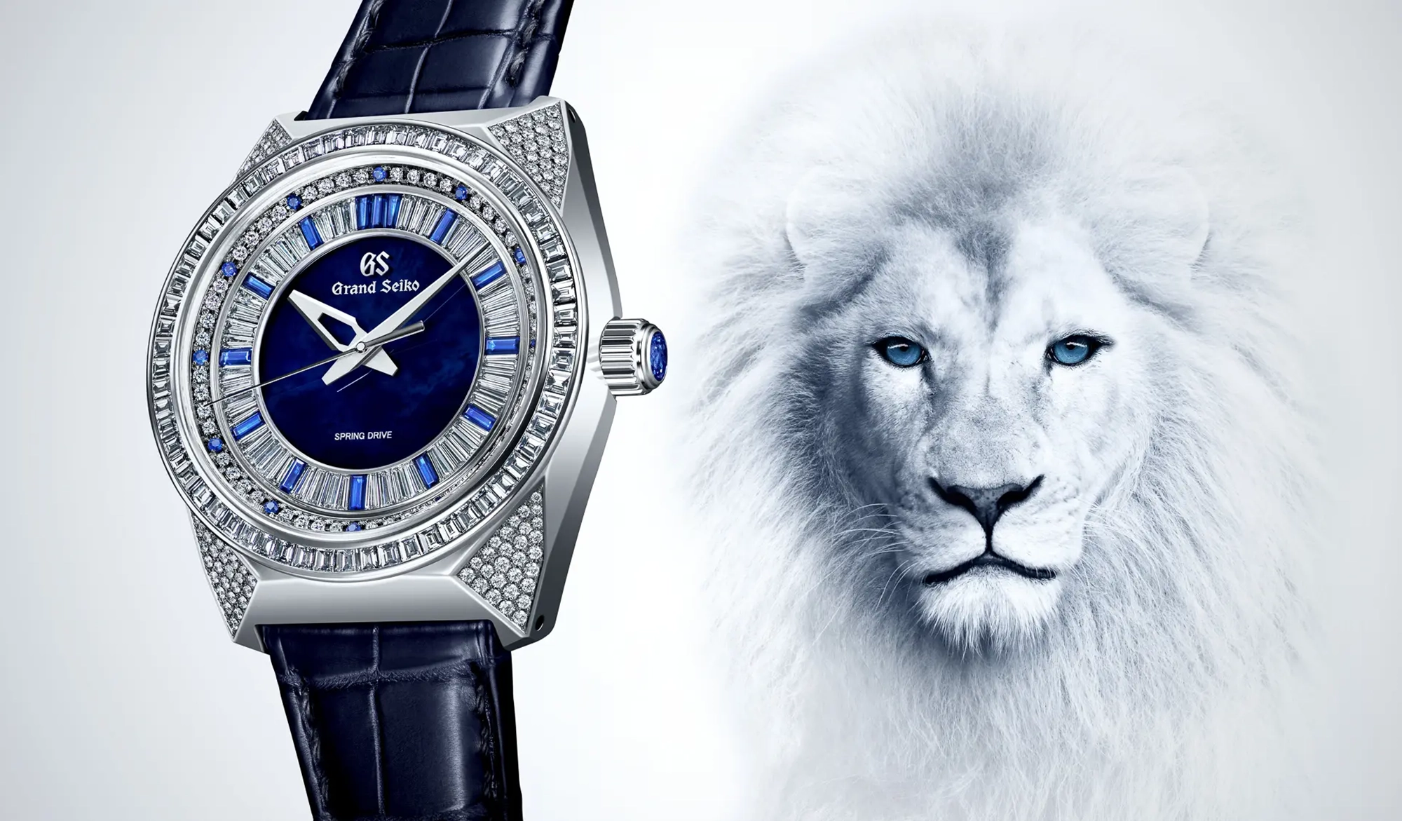 Grand Seiko Blue White Lion