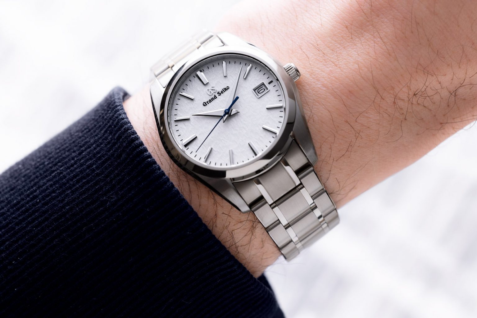 Grand Seiko Mid-Size Quartz STGX355 Snowflake Wrist 1